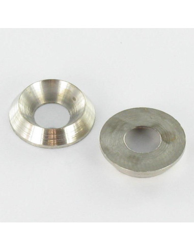 1 x CIOTOLA Vite PIENO M4 Ottone Nichelato