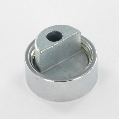 1 x Fissaggio con Specchio Ottone Cromato 20