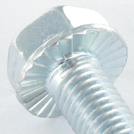 1 x Vite Autofilettante Testa Esagonale Flangia Dentellata M10X30 Zincate