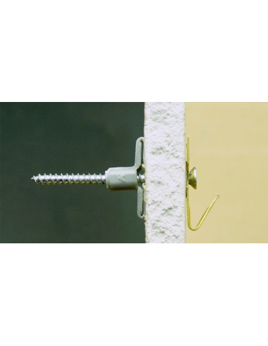 1 x Tassello Nylon 8X40 Con Viti Per Legno...