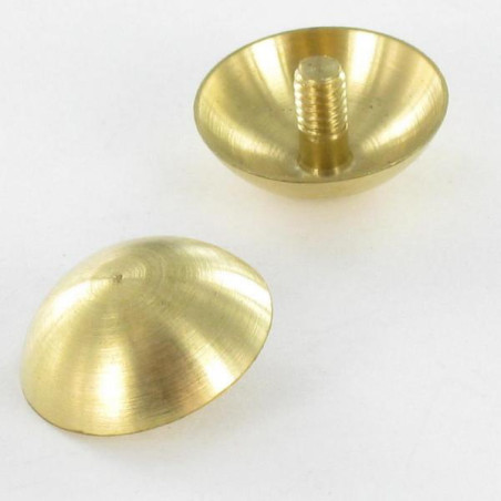 1 x Copritesta GIRARE. Ottone Diametro 15 asta M3X5.4
