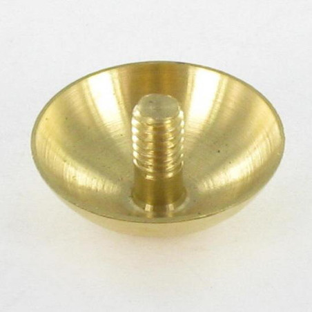 1 x Copritesta GIRARE. Ottone Diametro 15 asta M3X5.4
