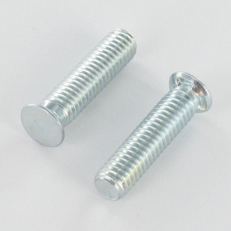 1 x Vite Per Metalli Testa Forata Dentellato M6X15 Diametro Della Testa: 8.5 Zincate