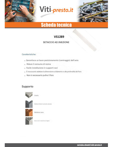 1 x SETACCIO INIEZIONE Plastica RAWLPLUG 20X85