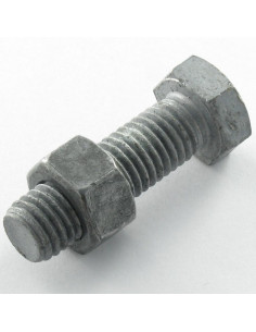 Bullone (Venduto Con Dado) Testa Esagonale M20X45 Classe...