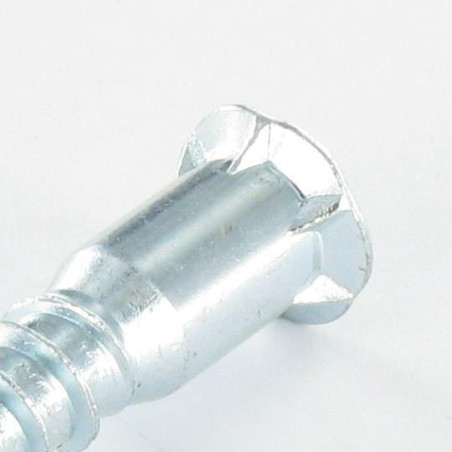 1 x Vite Autoperforante Confirmat Testa Forata Esagono Incassato 7X50 Filetto A Lamiera Dentellato Zincate