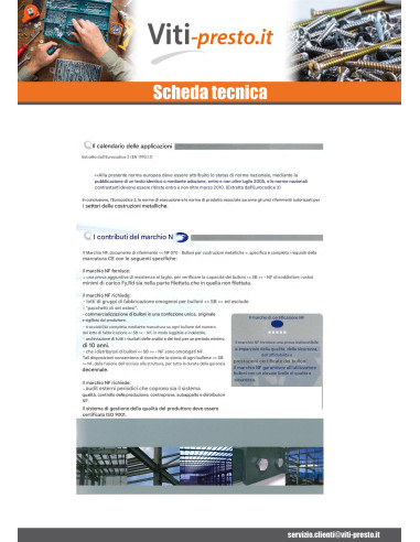 100 x Bullone (Venduto Con Dado) Testa...