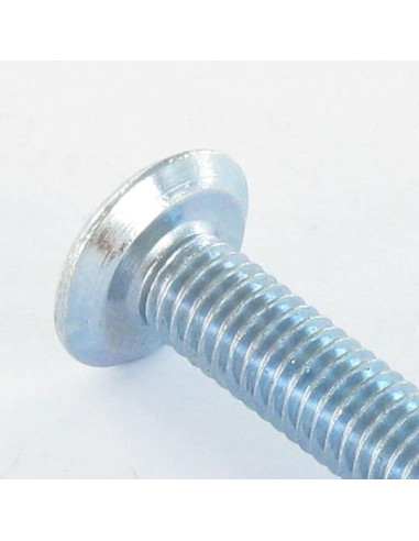 1 x Vite Per Metalli Piatta Pozy M6X60 Punta A...