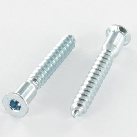 1 x Vite Autoperforante Confirmat Testa Forata Esagono Incassato 6,3X50 Filetto A Lamiera Dentellato Zincate