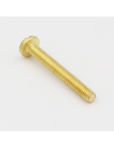 1 x Vite Per Metalli Ottone Testa Cilindrica...