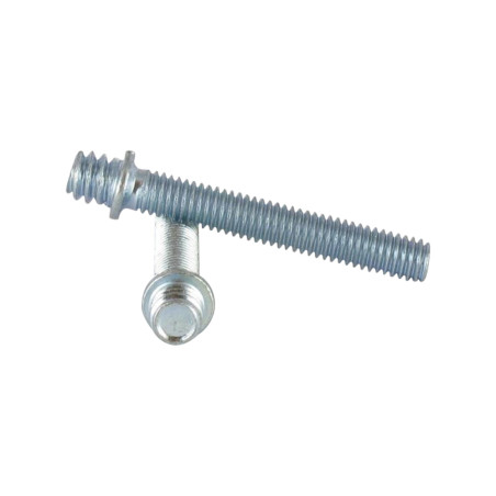 1 x ZAMPE con Vite Per Metalli Zincate M5X60 M7/150