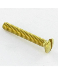 Vite Per Metalli Ottone Testa Forata Bombata Con Intaglio...