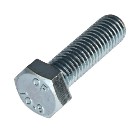 1 x Vite Per Metalli Testa Esagonale M10X40 Classe 10.9 Zincate