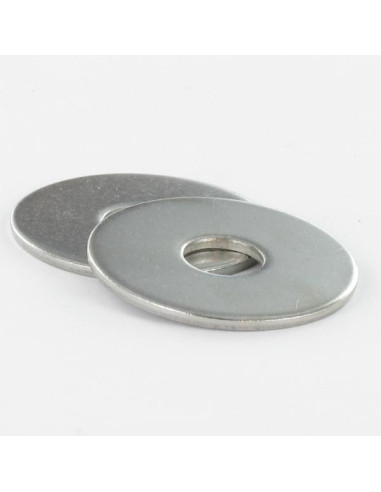 1 x Rondella Piatta M7X27X1.5 LL Zincate