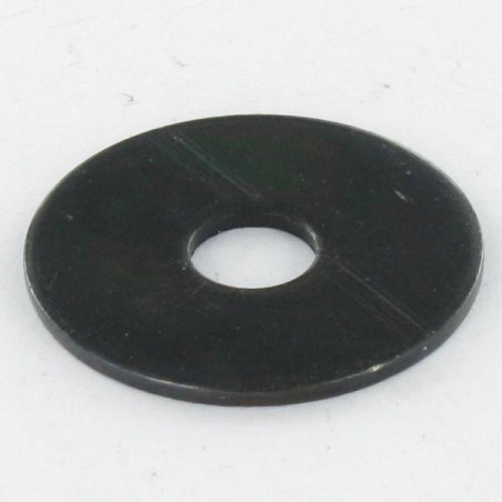 1 x Rondella Piatta M10X36X2 LL Acciaio Zincato Nero