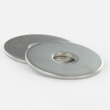 1 x Rondella Piatta M18X55X3 LL Zincate