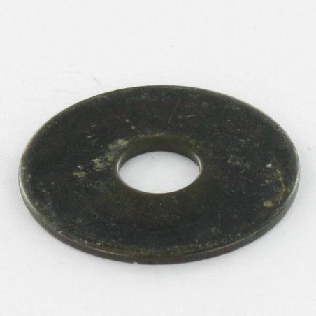 1 x Rondella Piatta M4X14X0.8 L Acciaio Zincato Nero