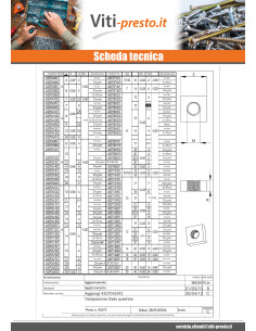 Dado Quadrato M8 20X20X6 Zincate 2