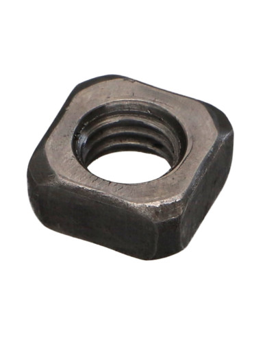 1 x Dado Quadrato M8 35X35X6 Acciaio Grezzo