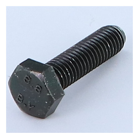 1 x Vite Per Metalli Testa Esagonale M8X20 Classe 8.8 Acciaio Zincato Nero