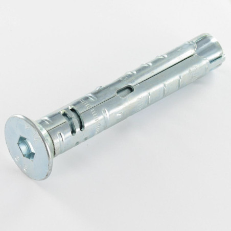 1 x Perno Ancoraggio Tassello METALLO 12X75 Vite M8X80 Zincate