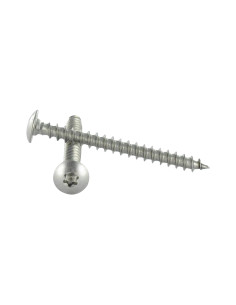 Vite Bandella 7X60 Filettata Su 54 T30 Acciaio Inox A2