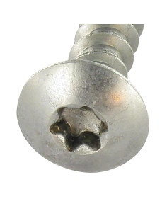 Vite Bandella 7X60 Filettata Su 54 T30 Acciaio Inox A2 2