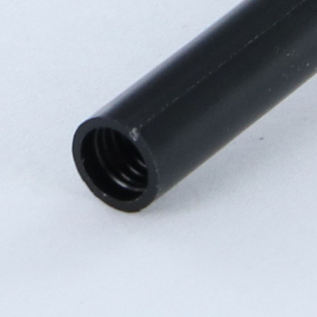 1 x Dado Manicotto M4X35 Diametro Tubo 5 nailon negro 1 pezzo