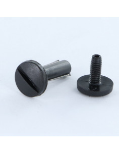Vite Di Collegamento M6X80 Diametro Tubo 8 nailon negro 2... 2
