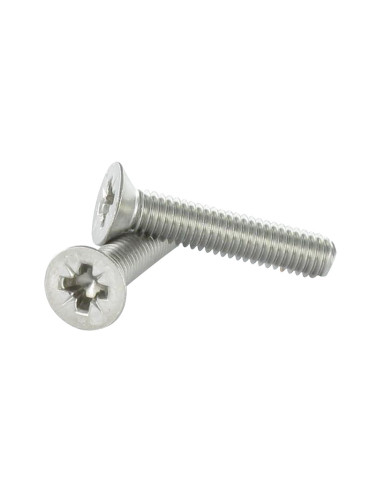1 x Vite Per Metalli Acciaio Inox A2 Testa...