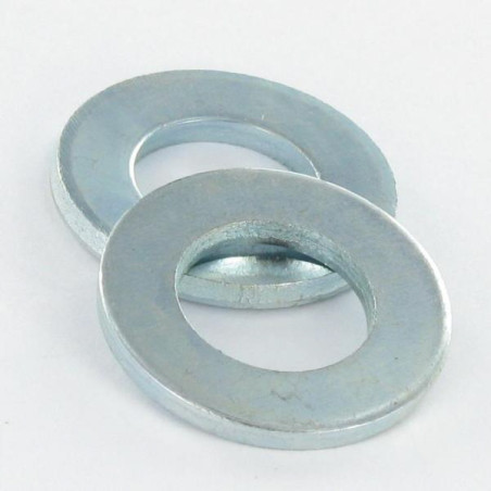 1 x Rondella Piatta M18X34X3 Zincate