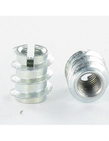 1 x Inserto Con Intaglio Zincate M8 15X15
