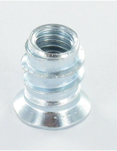 1 x Dado Chiave Esagonale Da 6 M6 12X13 Zincate