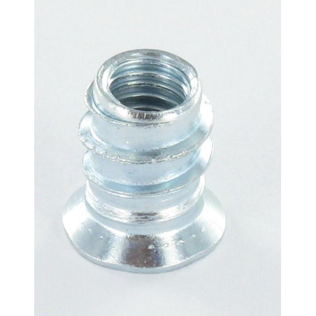 1 x Dado Chiave Esagonale Da 6 M6 12X13 Zincate