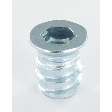 1 x Dado Chiave Esagonale Da 6 M6 12X13 Zincate