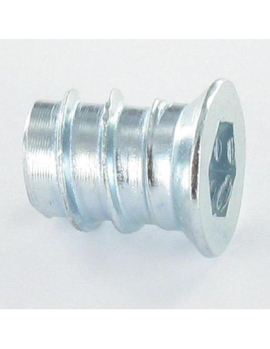 1 x Dado Chiave Esagonale Da 6 M6 12X13 Zincate