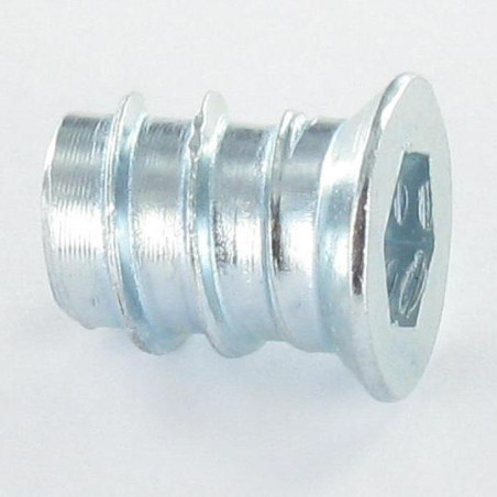 1 x Dado Chiave Esagonale Da 6 M6 12X13 Zincate