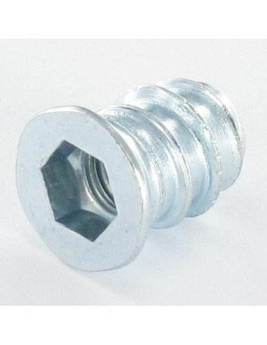 1 x Dado Chiave Esagonale Da 6 M6 12X13 Zincate