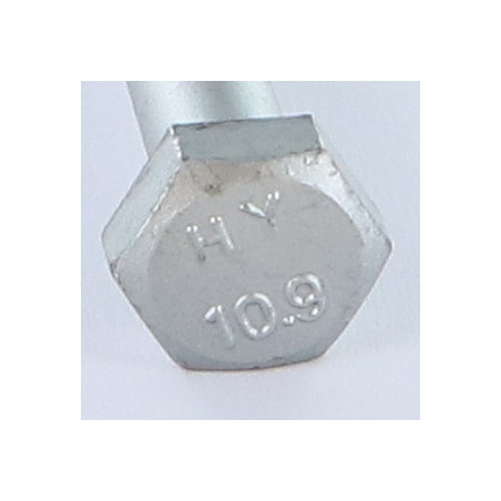1 x Gambo Del Bullone Parzialmente Filettato Testa Esagonale M12X120 Classe 10.9 Acciaio Grezzo GEOM500B