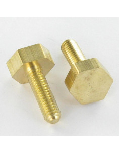 Vite Per Metalli Ottone Testa Esagonale M3.5X12 Circa una...