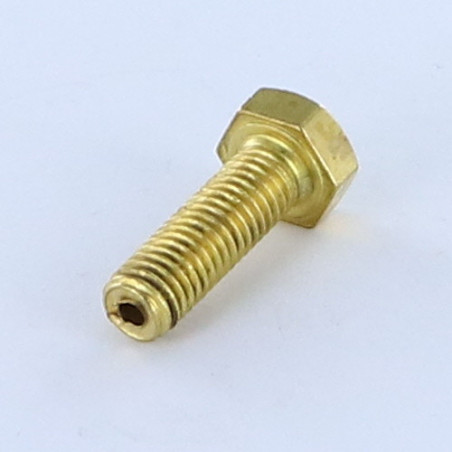 1 x Vite Per Metalli Ottone Testa Esagonale M8X25 Forato 3