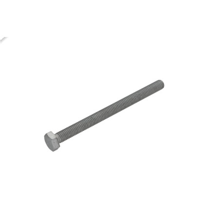 1 x Vite Per Metalli Testa Esagonale M8X100 Classe 6.8 Acciaio Grezzo Geomet 500A