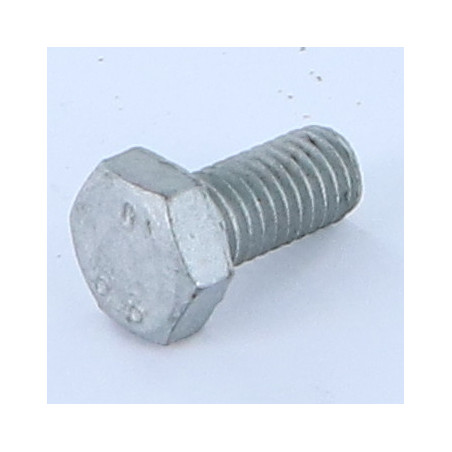 1 x Vite Per Metalli Testa Esagonale M10X25 Classe 6.8 Acciaio Grezzo Geomet 500B