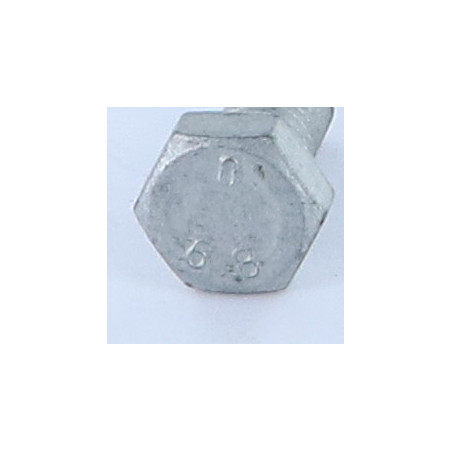 1 x Vite Per Metalli Testa Esagonale M10X25 Classe 6.8 Acciaio Grezzo Geomet 500B