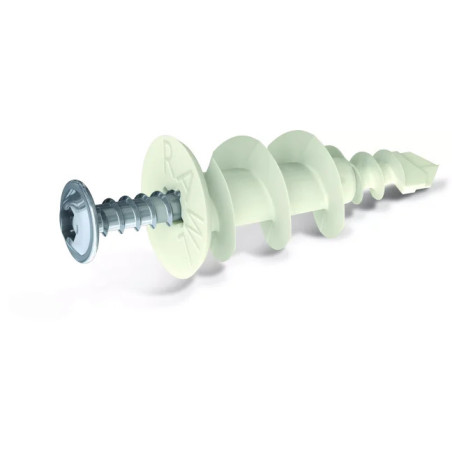 1 x Tassello Nylon Vite Autoperforante RAWLPLUG 14X32 Con Vite Zincate