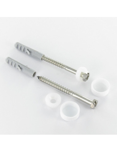 1 x KIT Fissaggio wc Vite Acciaio Inox 6X70...