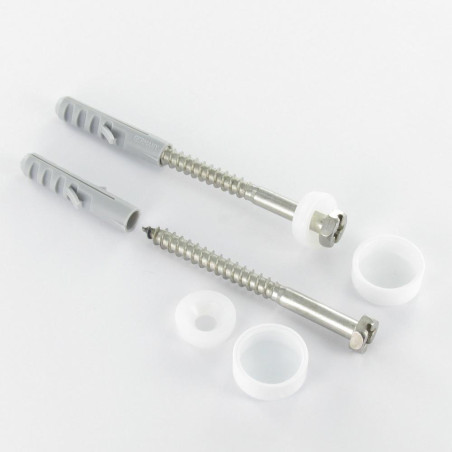 1 x KIT Fissaggio wc Vite Acciaio Inox 6X70 Fischer