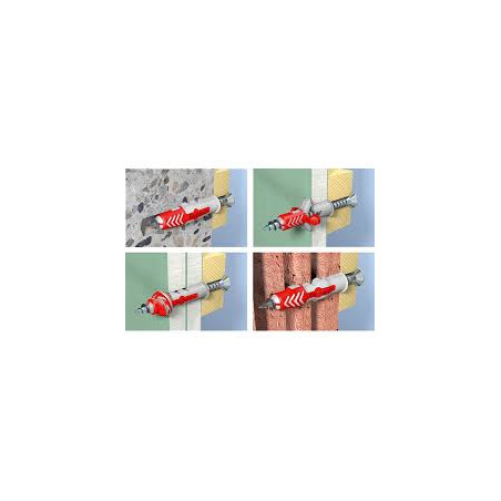 1 x Tassello Nylon DUOPOWER Fischer 8X65 Senza Vite