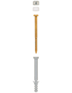 KIT Fissaggio wc Vite Ottone 6X65 Fischer