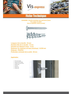 Tassello Metallico Vite Autoperforante RAWLPLUG Zamak... 2